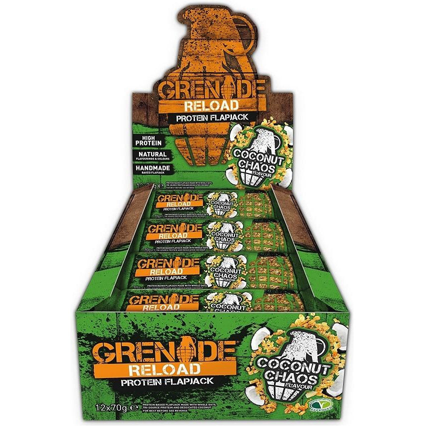 Grenade Reload Protein Flapjacks - IVitamins Shop