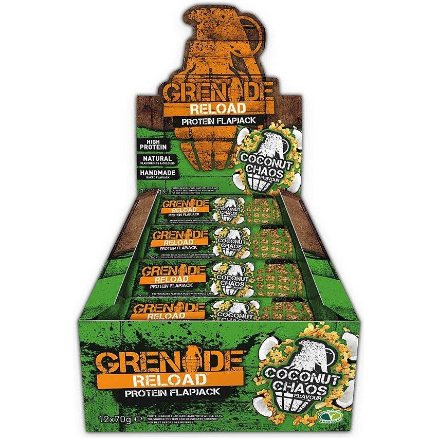 Grenade Reload Protein Flapjacks - IVitamins Shop