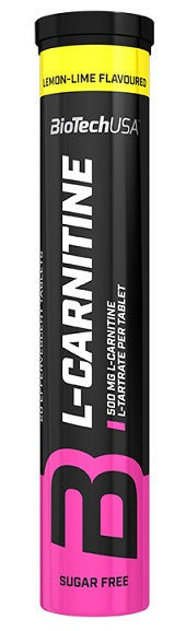 BioTechUSA L-Carnitine Effervescent, 500mg (Lemon)