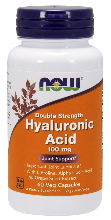 NOW Foods Hyaluronic Acid, 100mg Double Strength