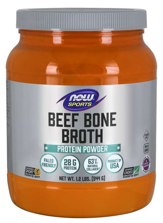 NOW Foods Bone Broth, Beef Powder