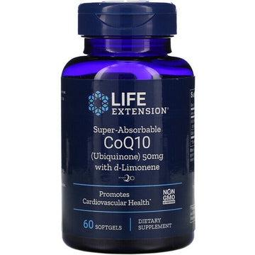 Life Extension Super Absorbable CoQ10 with d-Limonene, 50 mg