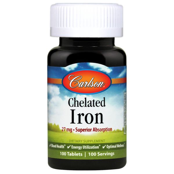 Carlson Labs Chelated Iron, 27mg