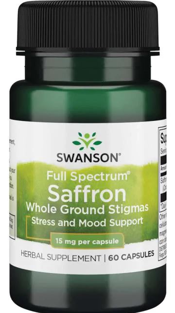 Swanson Full Spectrum Saffron, 15mg