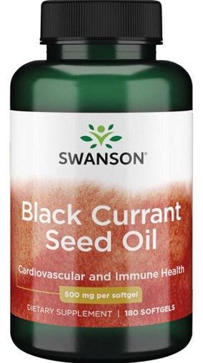 Swanson Black Currant Seed Oil, 500mg
