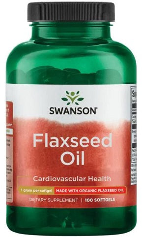 Swanson Flaxseed Oil, 1000mg