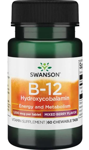 Swanson B-12 Hydroxycobalamin, 1000mcg