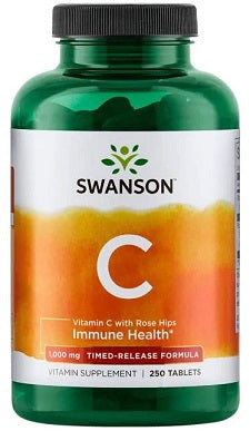 Swanson Vitamin C with Rose Hips Extract - Timed-Release, 1000mg
