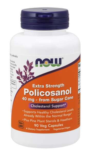 NOW Foods Policosanol, 40mg Extra Strength