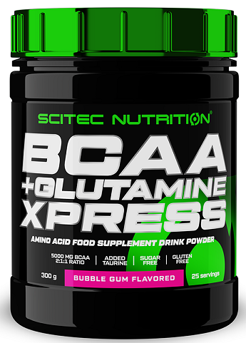 SciTec BCAA + Glutamine XPress - Bubble Gum