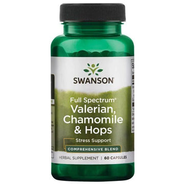 Swanson Full Spectrum Valerian, Chamomile & Hops