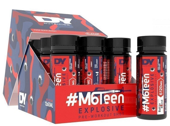 Dorian Yates #M6Teen Explosive Pre-Workout Shot - Cherry
