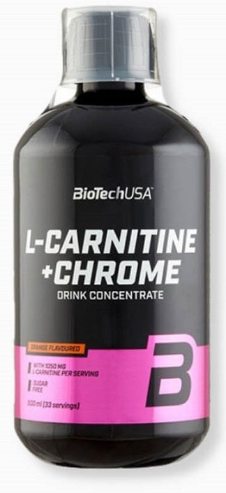 BioTechUSA L-Carnitine + Chrome, Orange