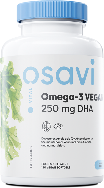 Osavi Omega-3 Vegan, 250mg DHA