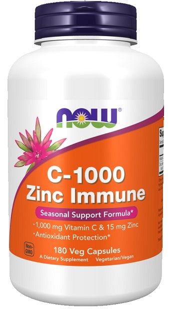 NOW Foods C-1000 Zinc Immune