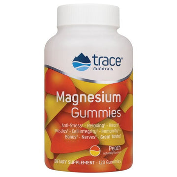 Trace Minerals Magnesium Gummies - Peach