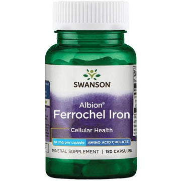 Swanson Albion Ferrochel Iron, 18mg