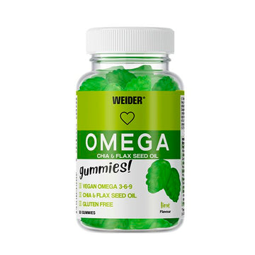 Weider Omega Gummies, Lime