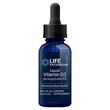 Life Extension Liquid Vitamin D3, 50mcg