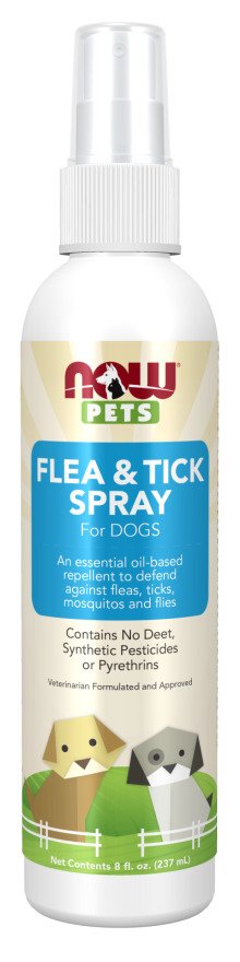 NOW Foods Pets - Flea & Tick Spray for Dogs