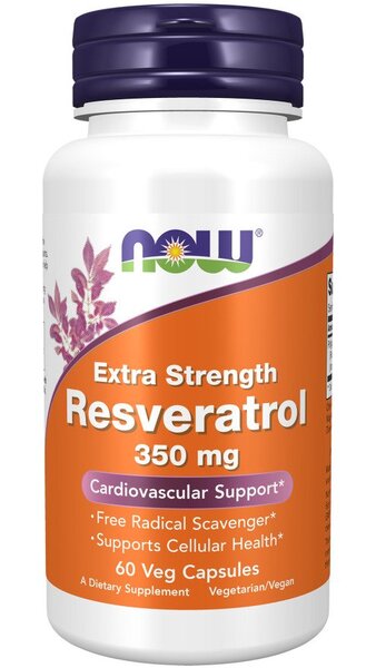 NOW Foods Resveratrol, Extra Strength 350mg