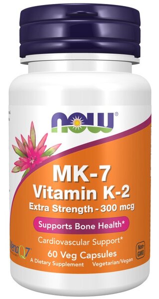 NOW Foods MK-7 Vitamin K-2, 300mcg Extra Strength