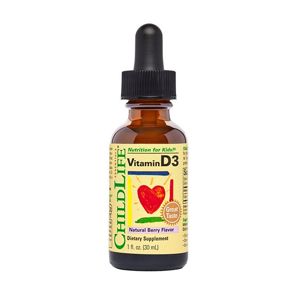 Child Life Vitamin D3, Natural Berry