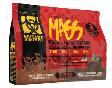 Mutant Mutant Mass 2 Flavours, Triple Chocolate & Chocolate Fudge Brownie