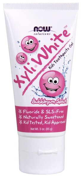 NOW Foods XyliWhite Kids - Bubblegum Splash