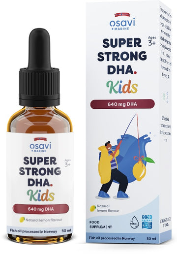 Osavi Super Strong DHA Kids, 640mg DHA (Lemon)