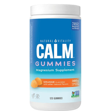 Natural Vitality Calm Gummies, Orange