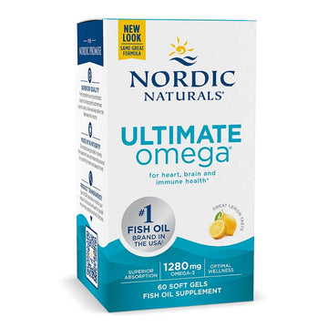 Nordic Naturals Ultimate Omega, 1280mg Lemon