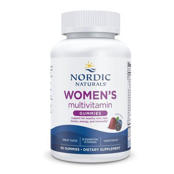 Nordic Naturals Women's Multivitamin Gummies, Mixed Berry
