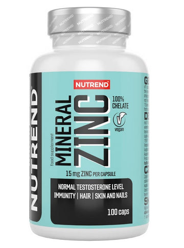 Nutrend Mineral Zinc 100% Chelate, 15mg
