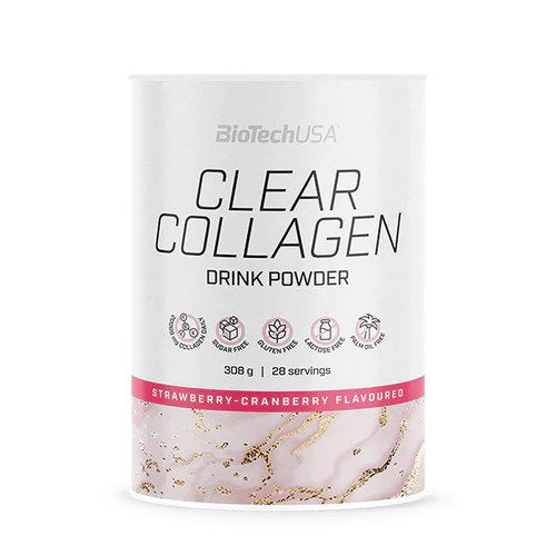 BioTechUSA Clear Collagen, Strawberry-Cranberry