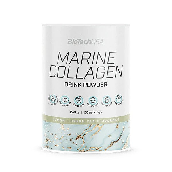 BioTechUSA Marine Collagen - Lemon-Green Tea