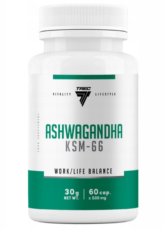 Trec Nutrition Ashwagandha KSM-66, 500mg