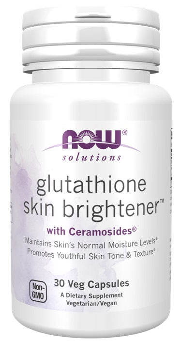 NOW Foods Glutathione Skin Brightener with Ceramosides