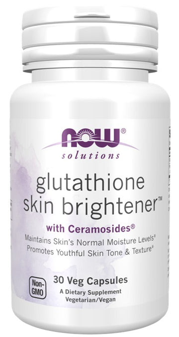 NOW Foods Glutathione Skin Brightener with Ceramosides
