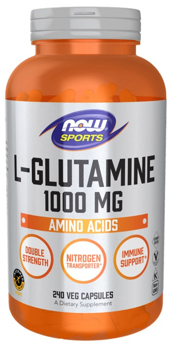 NOW Foods L-Glutamine, 1000mg