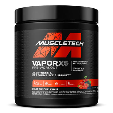 MuscleTech Vapor X5 Pre-Workout - Fruit Punch