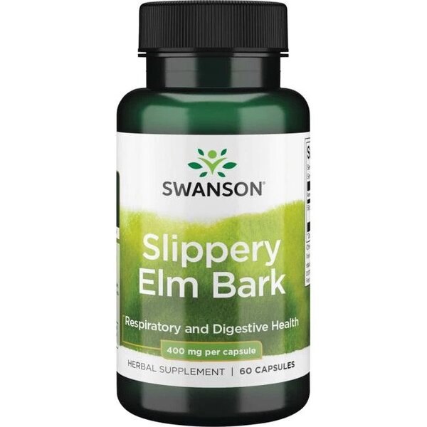 Swanson Slippery Elm Bark, 400mg