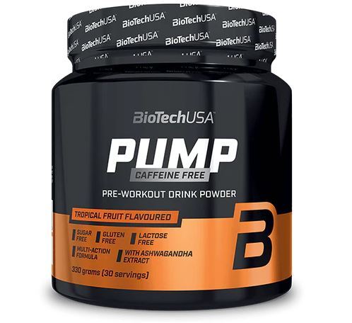 BioTechUSA Pump Caffeine Free - Tropical Fruit