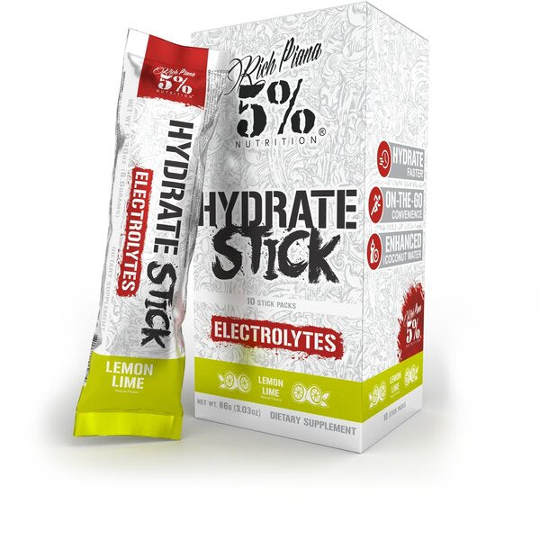 5% Nutrition Hydrate - Legendary Series Stick Packs - Lemon Lime