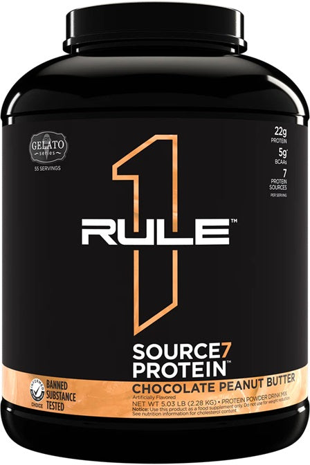Rule One Source7 Protein - Chocolate Peanut Butter Gelato