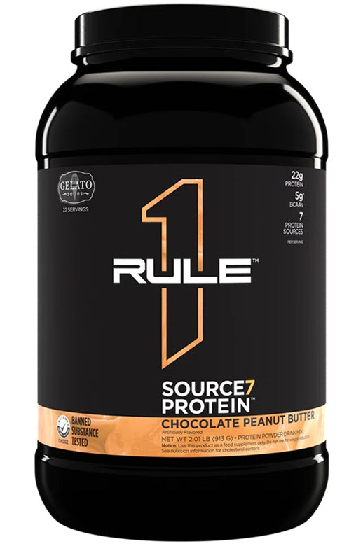 Rule One Source7 Protein - Chocolate Peanut Butter Gelato