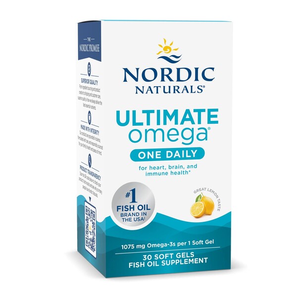 Nordic Naturals Ultimate Omega One Daily, 1075mg Lemon