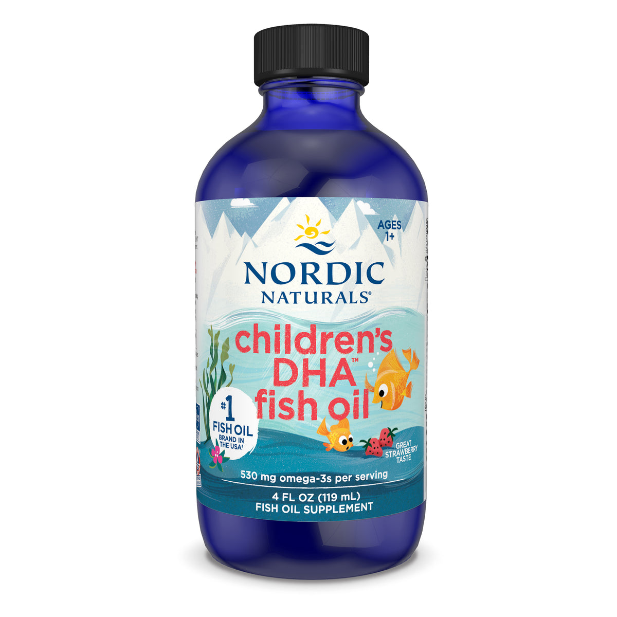 Nordic Naturals Children's DHA, 530mg Omega-3 Strawberry