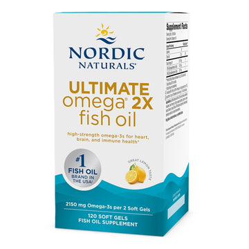 Nordic Naturals Ultimate Omega 2X, 2150mg Lemon