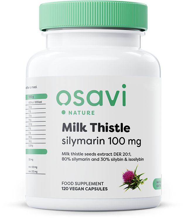 Osavi Milk Thistle, Silymarin 100mg